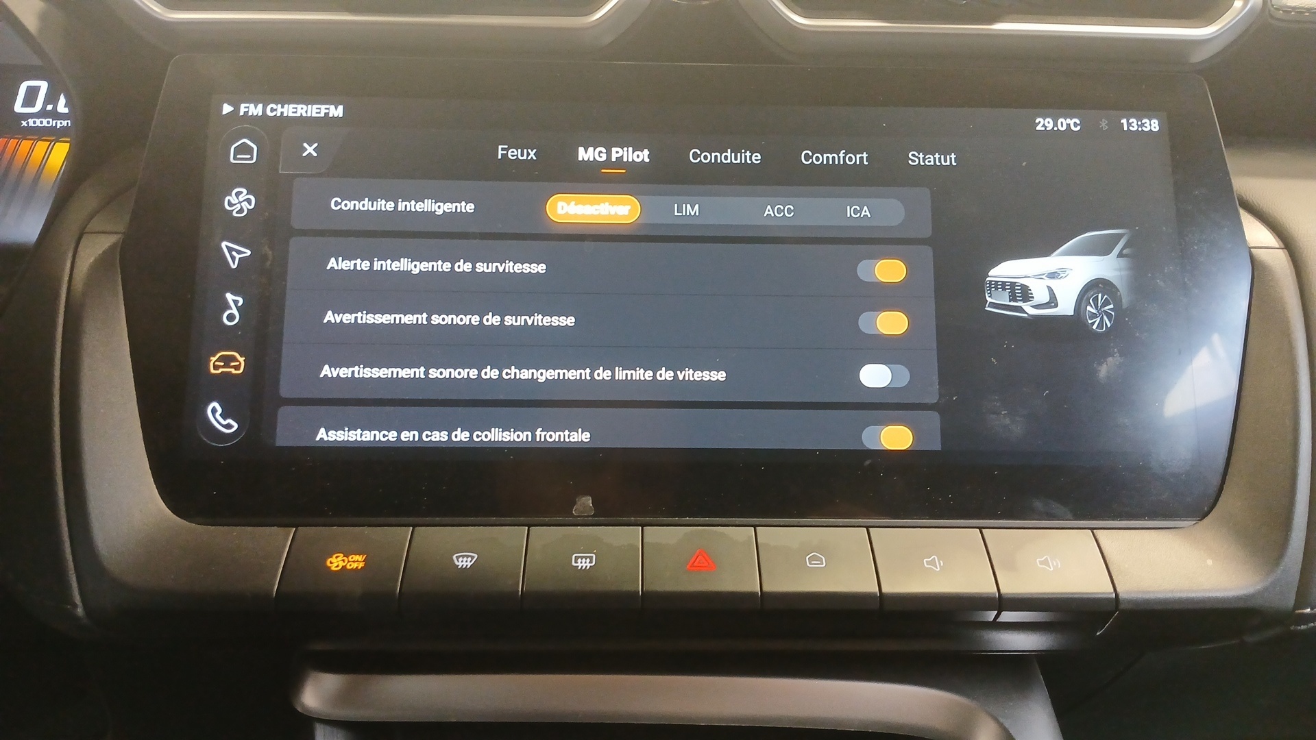 MG ZS 1.5 L Hybrid+ 197 ch Luxury
