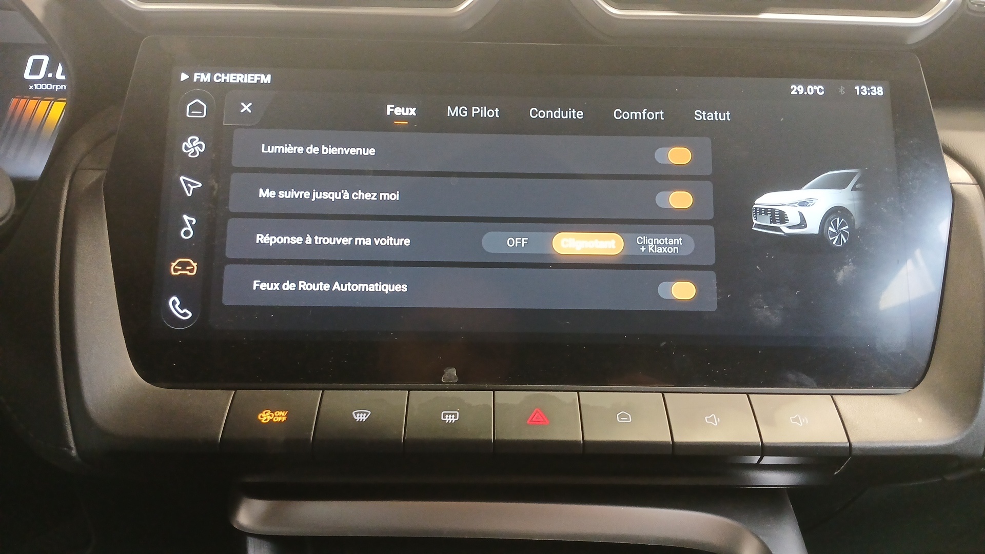 MG ZS 1.5 L Hybrid+ 197 ch Luxury